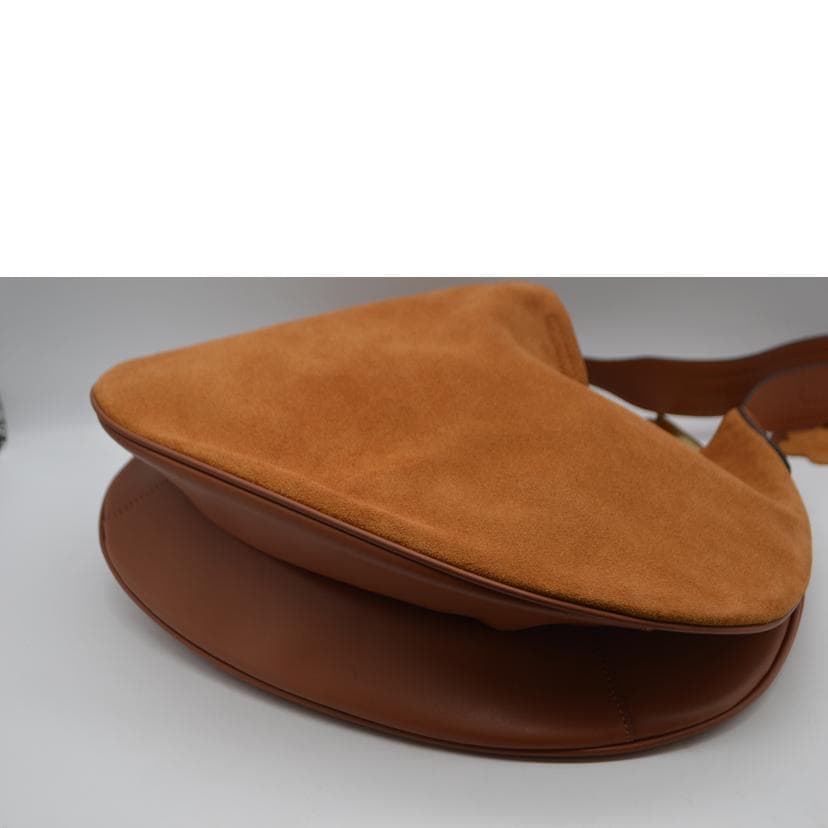 RALPH LAUREN Polo ID Suede Medium Shoulder Bag AB Rank 89 [Used] 4