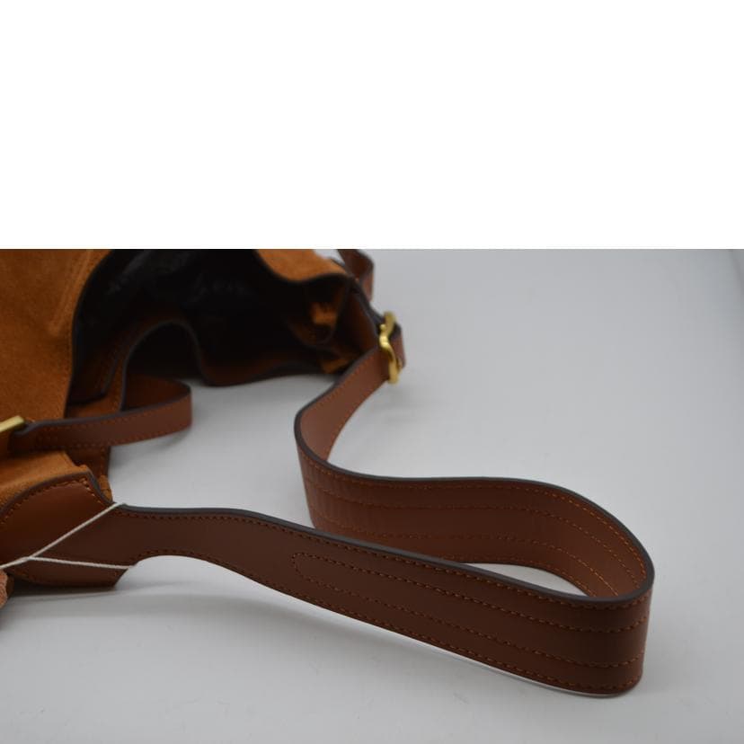 RALPH LAUREN Polo ID Suede Medium Shoulder Bag AB Rank 89 [Used] 5