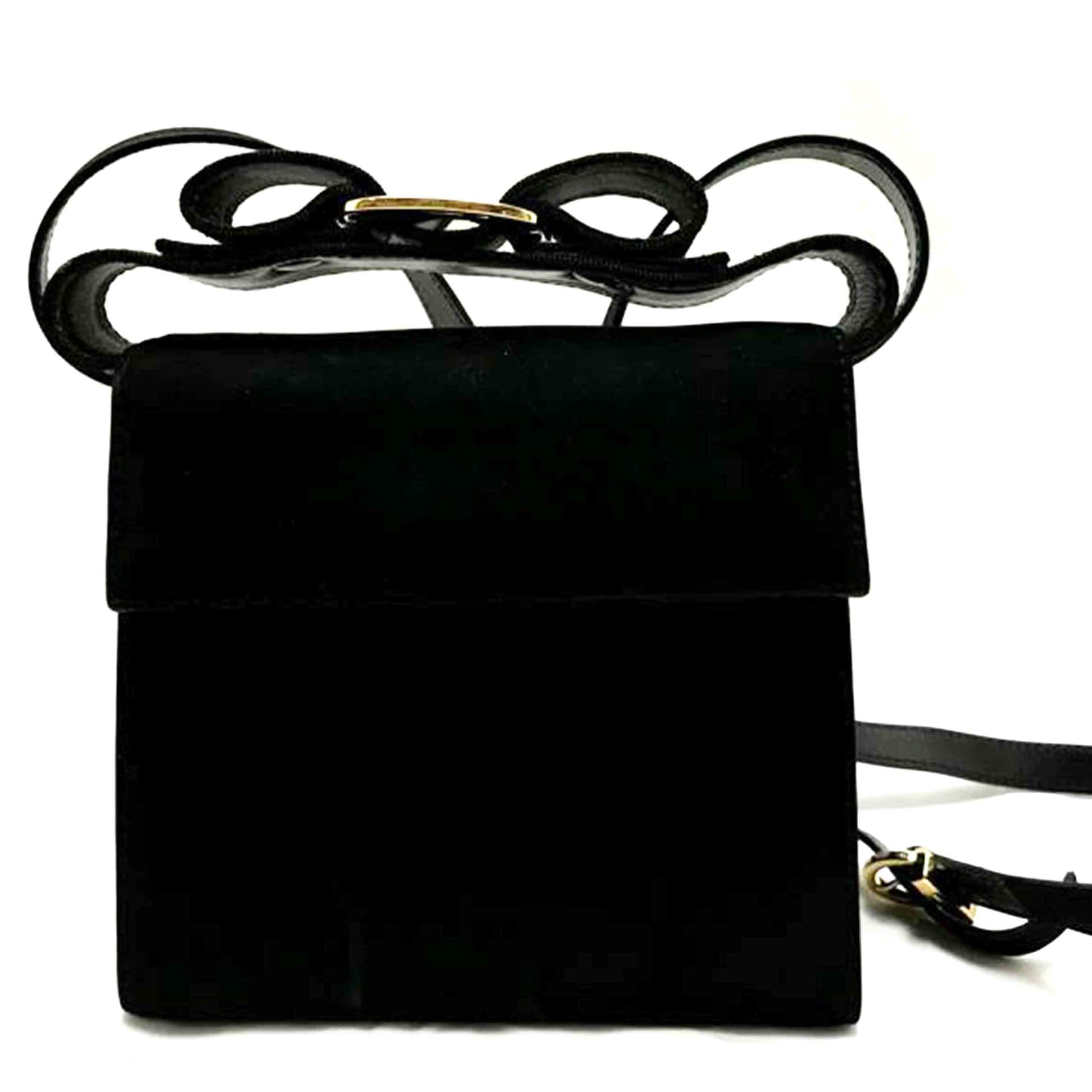 Salvatore Ferragamo Ferragamo Vera Ribbon Shoulder Bag 213104 Rank B 51 [Used] 2