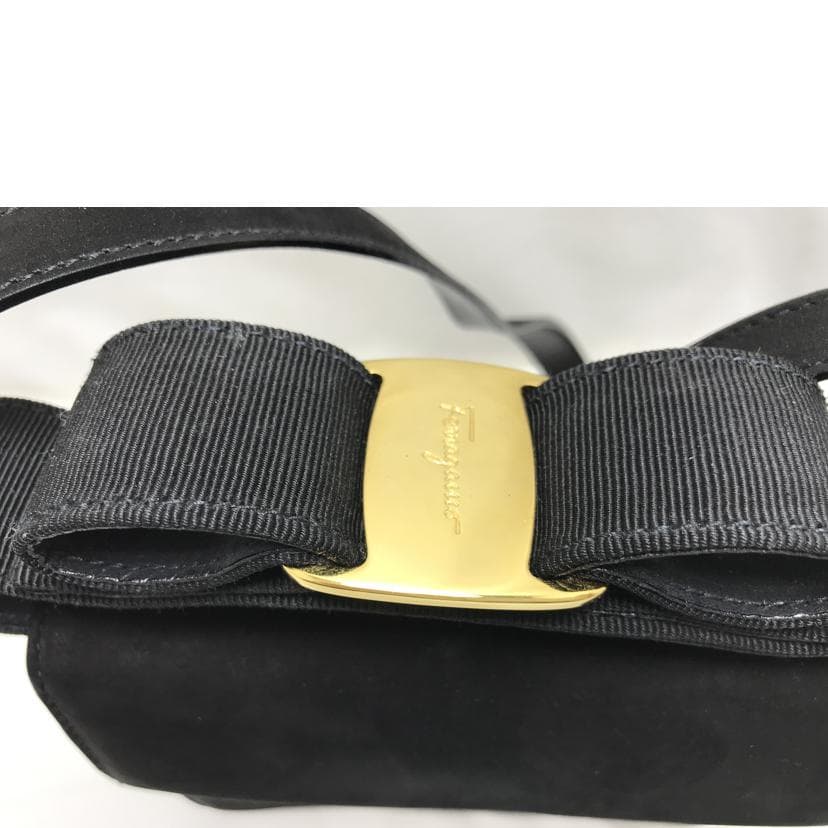 Salvatore Ferragamo Ferragamo Vera Ribbon Shoulder Bag 213104 Rank B 51 [Used] 6