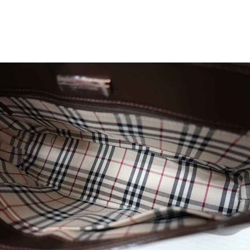 BURBERRY Leather One Shoulder Bag Rank B 88 [Used] 8