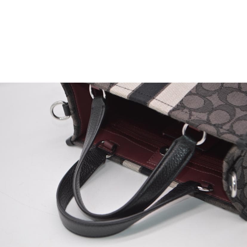 COACH Signature J Card Dempsey Tote 22 CQ878 M23** A Rank 89 [Used] CQ878 4