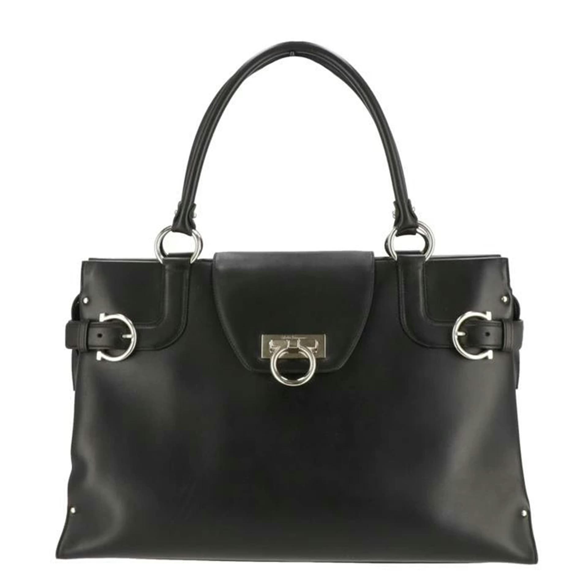 Ferragamo Gancini Leather Tote Bag AU-******* Grade A 91 [Used] AU-******* 2