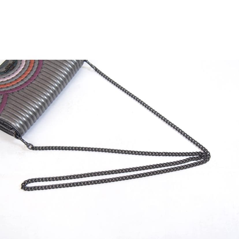 COACH Carry Fold-Over Chain Shoulder Bag 38918 G18** Grade A 71 [Used] 38918 5