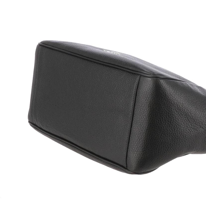 COACH Peplum Leather Tote Black CM074 F23** Grade A 78 [Used] CM074 4