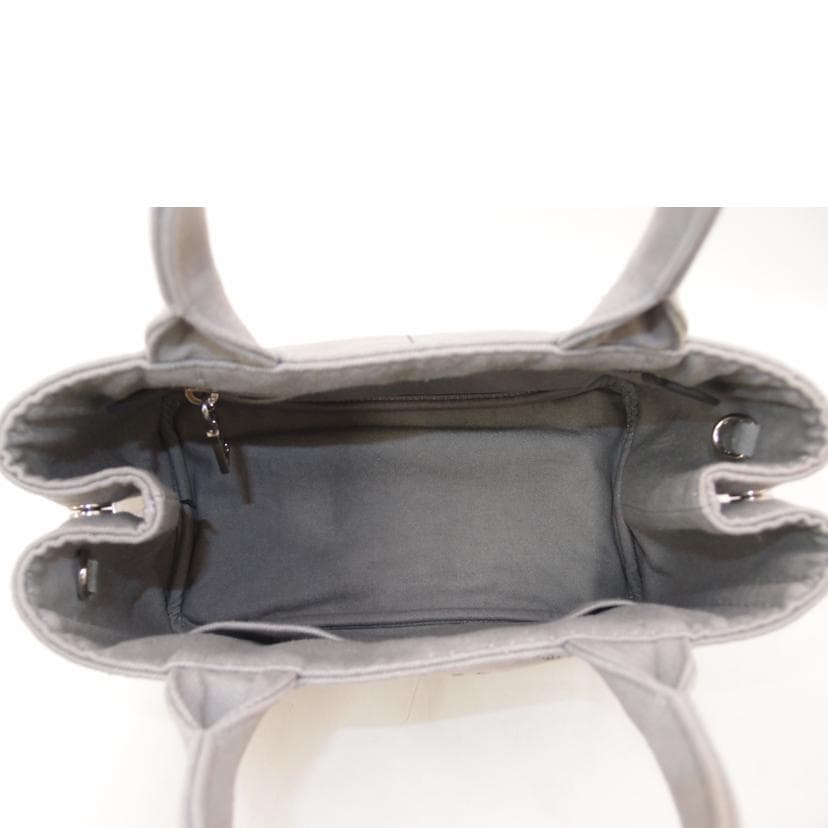 PRADA Canapa 2-Way Tote Gray 180 Grade A 69 [Used] 180 6
