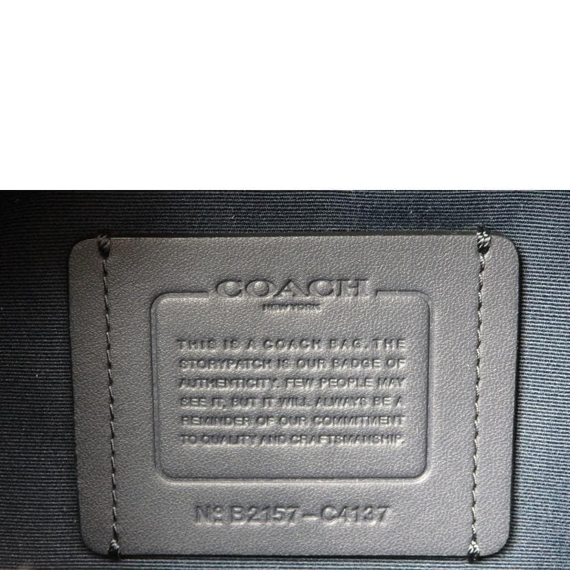 COACH Waist Bag Blue C4137 B21** AB Rank 76 [Used] C4137 7