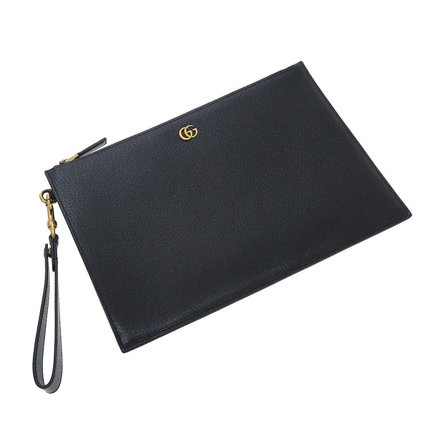 GG Marmont Leather Pouch 475317