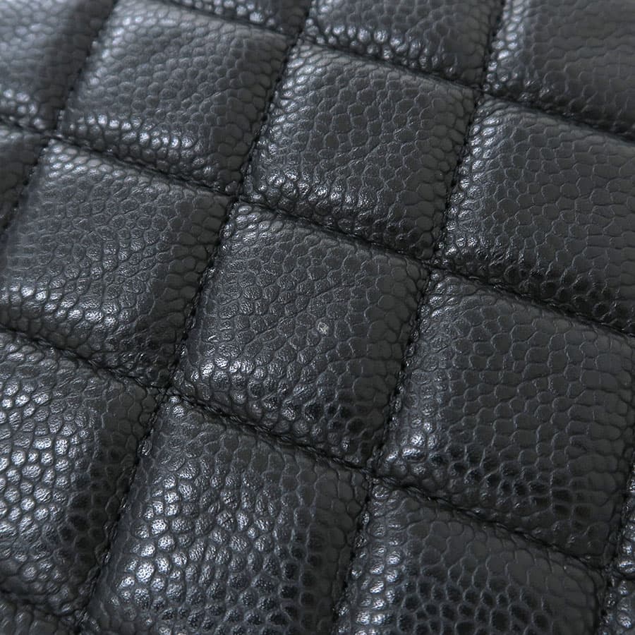 Caviar Matelassé Clutch Bag 7
