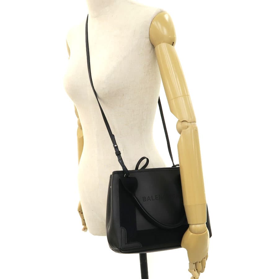 Navy Cabas XS / Leather 390346 9