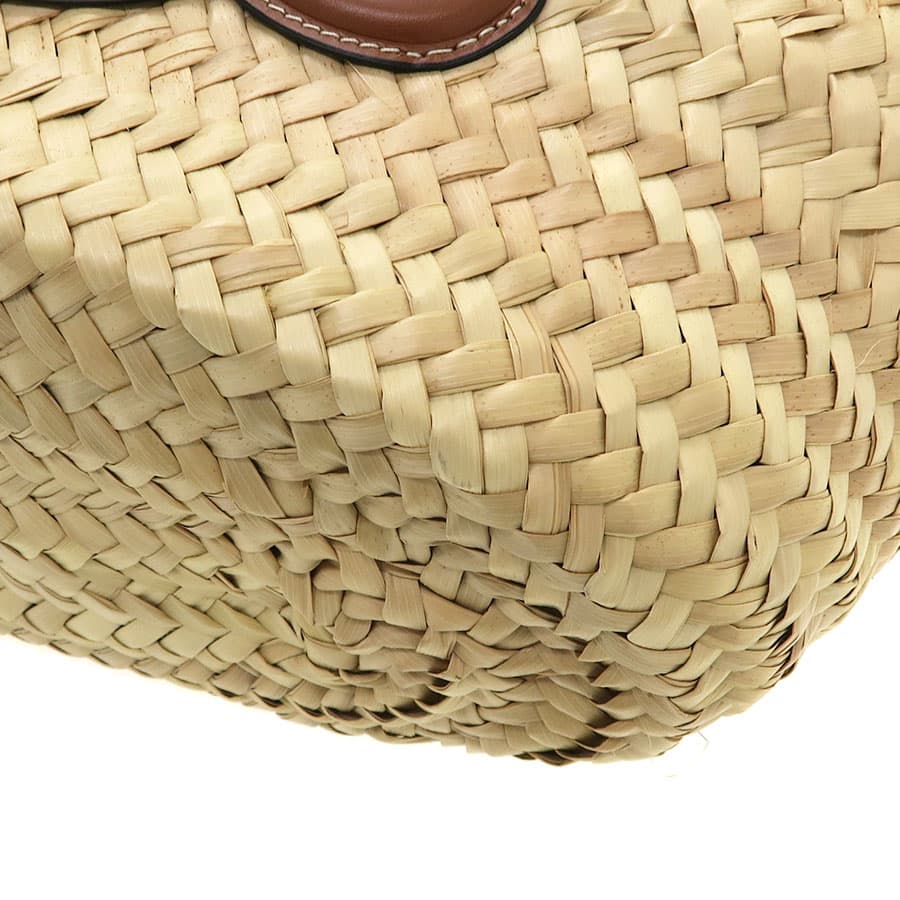 Teen CELINE Classic Panier/Raffia & Calfskin 113832CGG.04LU 5