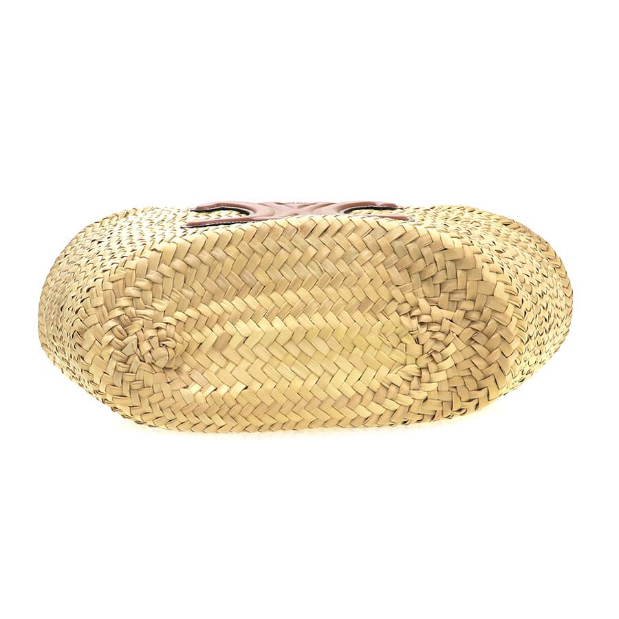 Teen CELINE Classic Panier/Raffia & Calfskin 113832CGG.04LU 8
