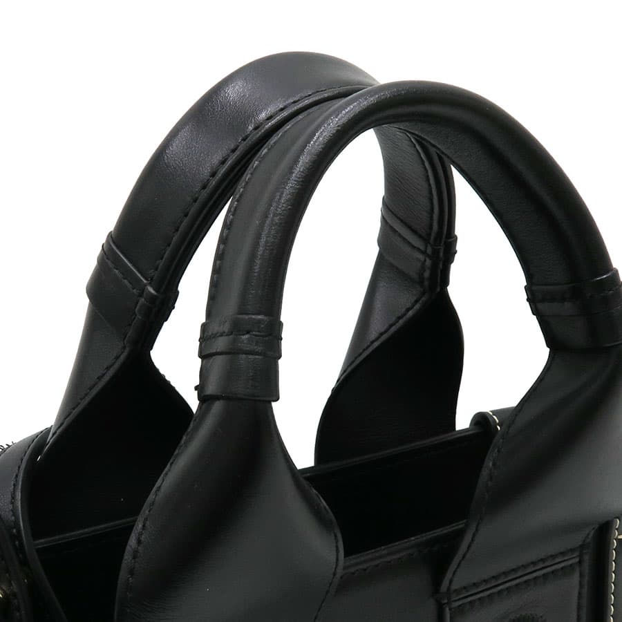 WOODY Small Tote Bag / Leather 3