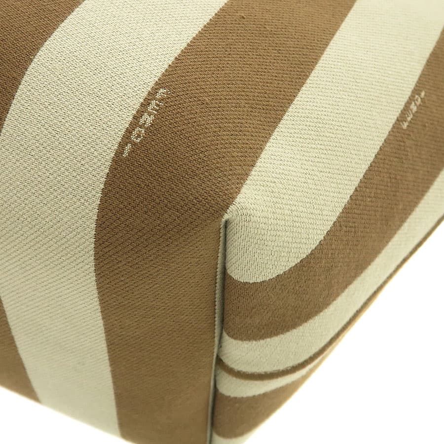 Roll Small Reversible Tote Bag / Pecan Stripe & FF 8BH424AS86F1PIQ 3