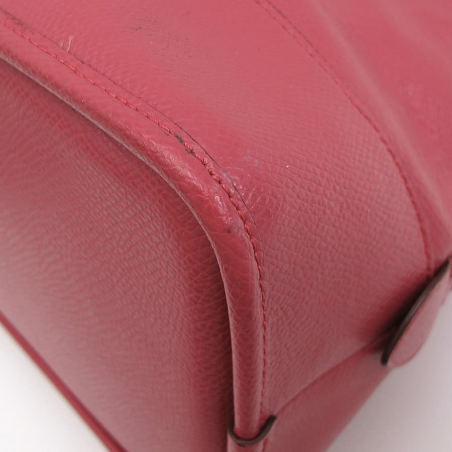 Cross Grain Leather Coral Domed Satchel F33909 6