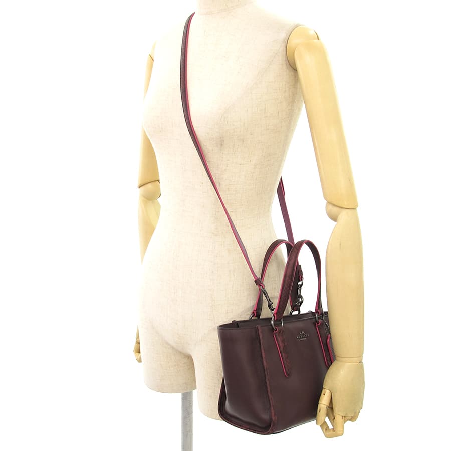 Exotic Trim Leather Crossbody F20894 9