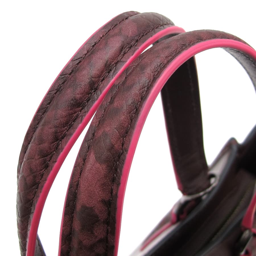 Exotic Trim Leather Crossbody F20894 3