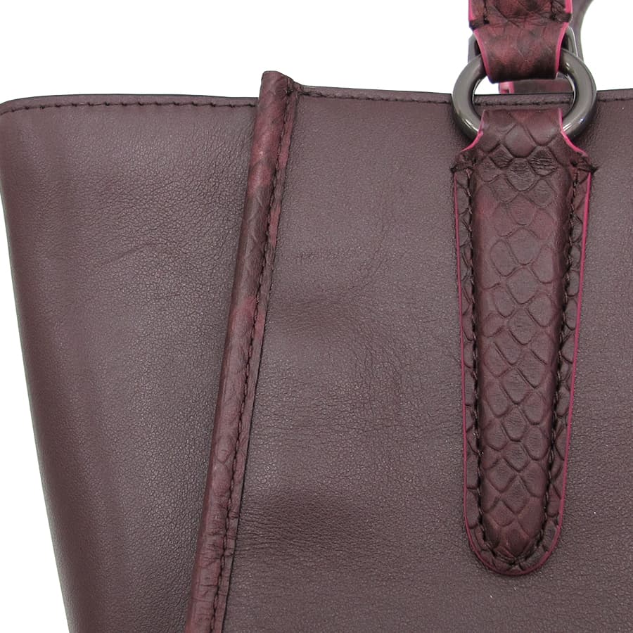 Exotic Trim Leather Crossbody F20894 5
