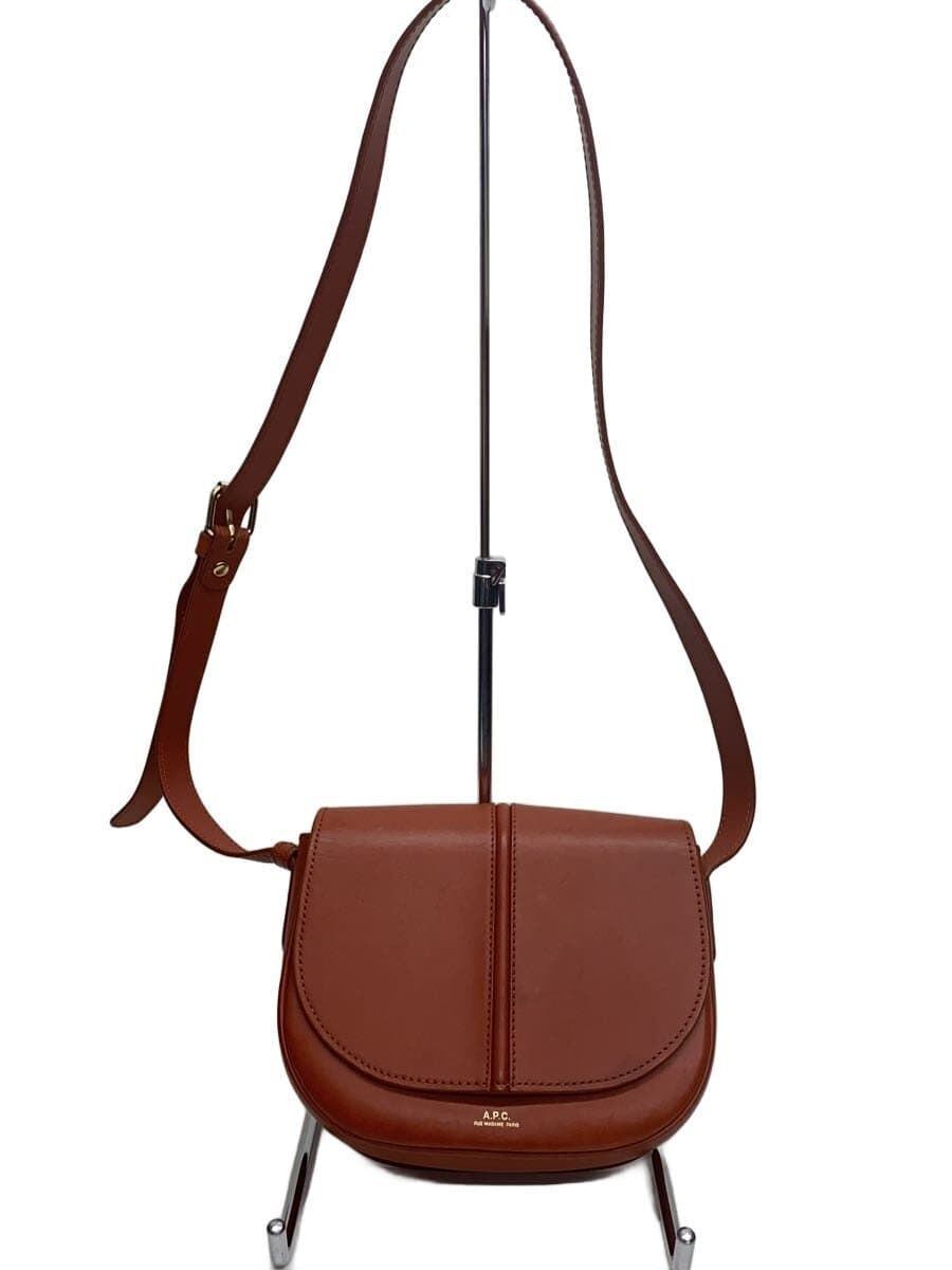 A.P.C.BETTY Shoulder Bag Leather BRW
