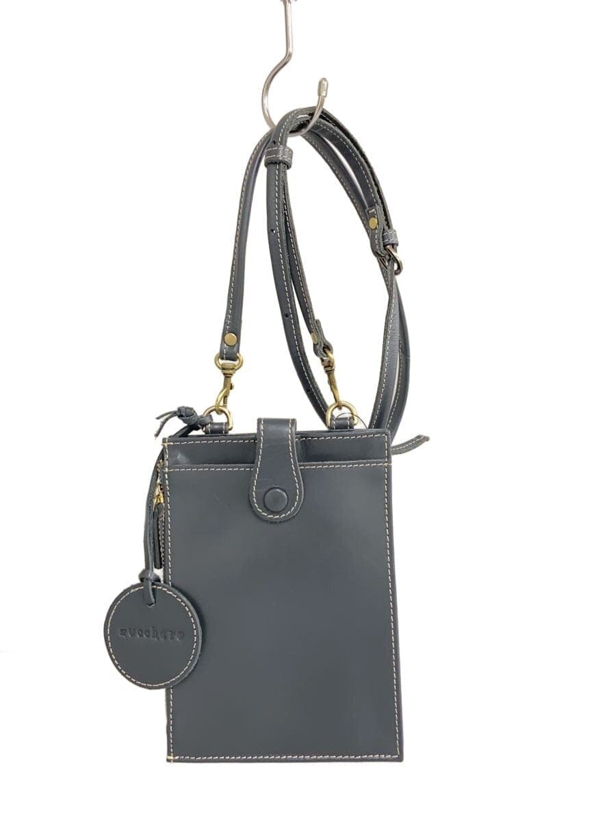 zucchero filato Shoulder Bag Leather GRY 49267