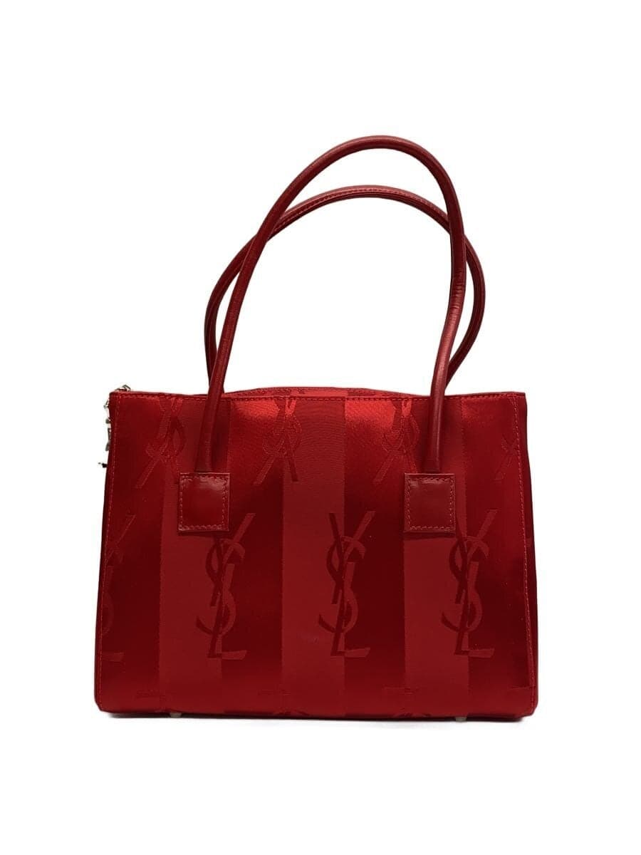 YVES SAINT LAURENT Tote Bag Canvas RED