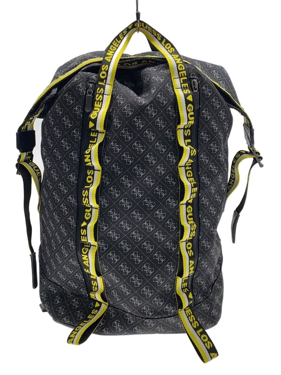 GUESS Backpack Nylon BLK All Over Pattern