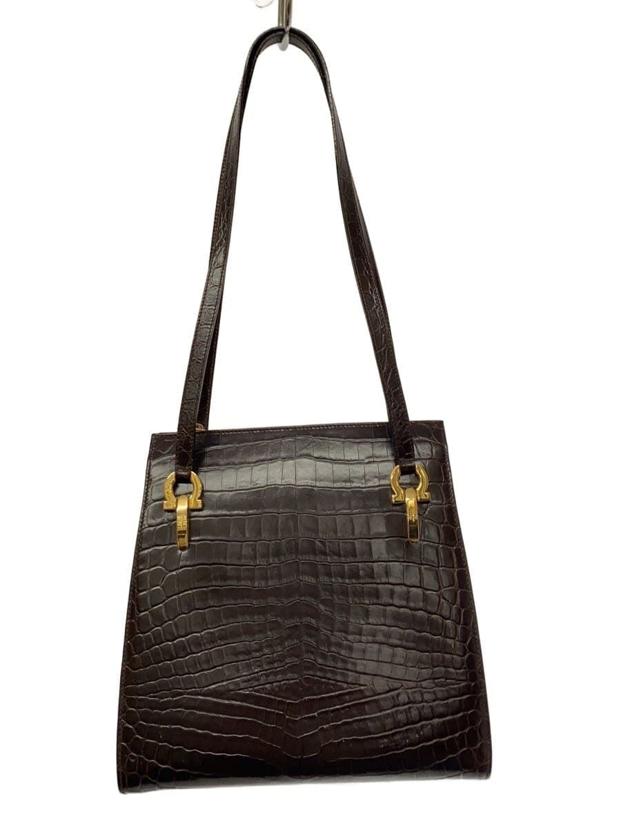 Salvatore Ferragamo Handbag Leather BRW AB-21 7708