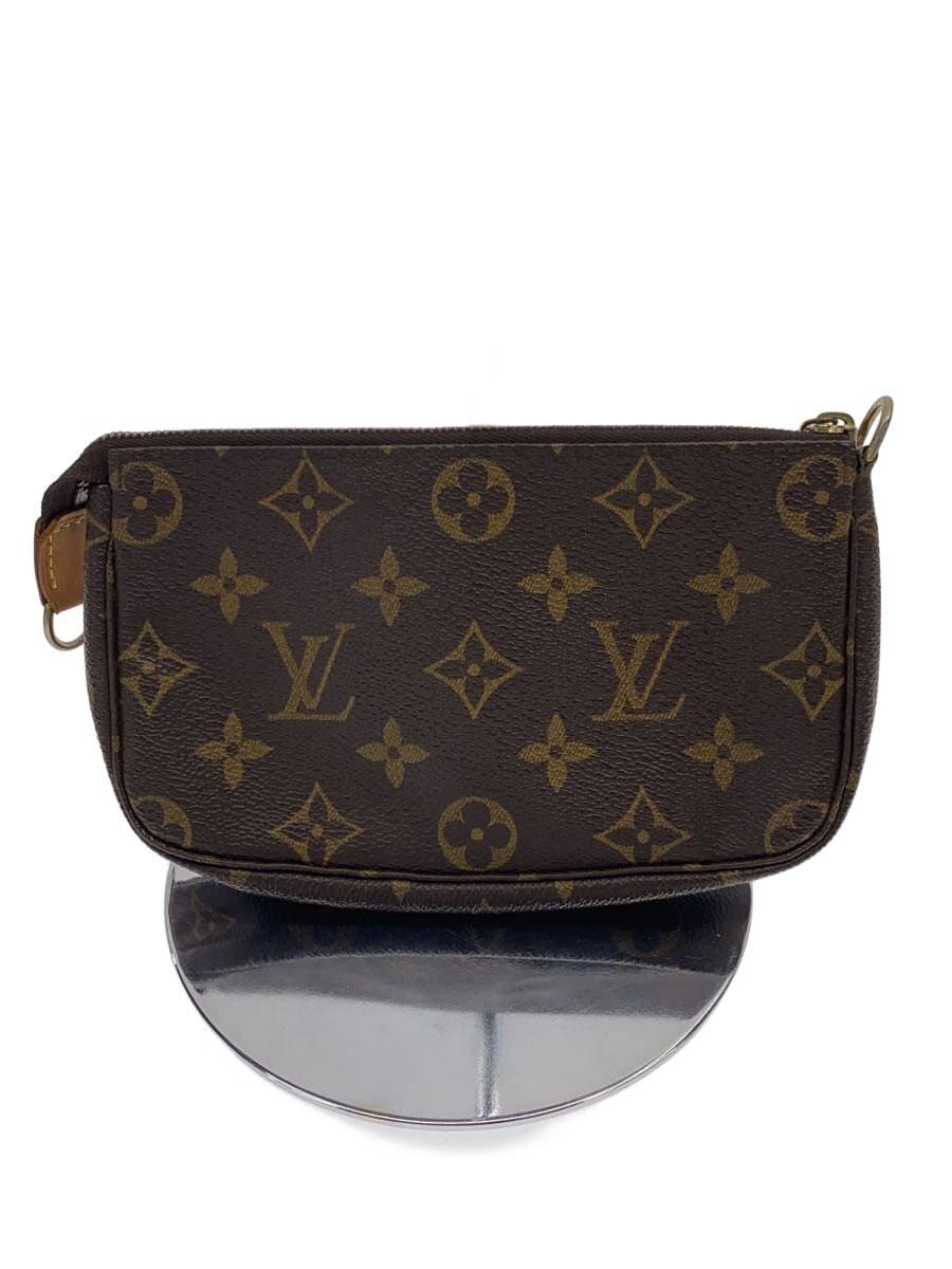 LOUIS VUITTON1)Pochette Accessoires_Monogram Canvas PVC BRW Brown
