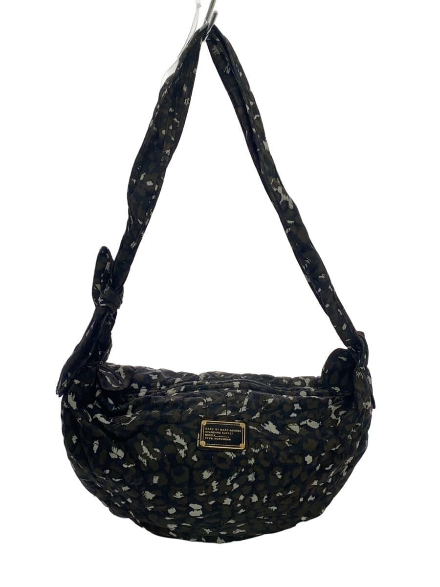 MARC BY MARC JACOBS Quilted Shoulder Bag Nylon KHK Camouflage