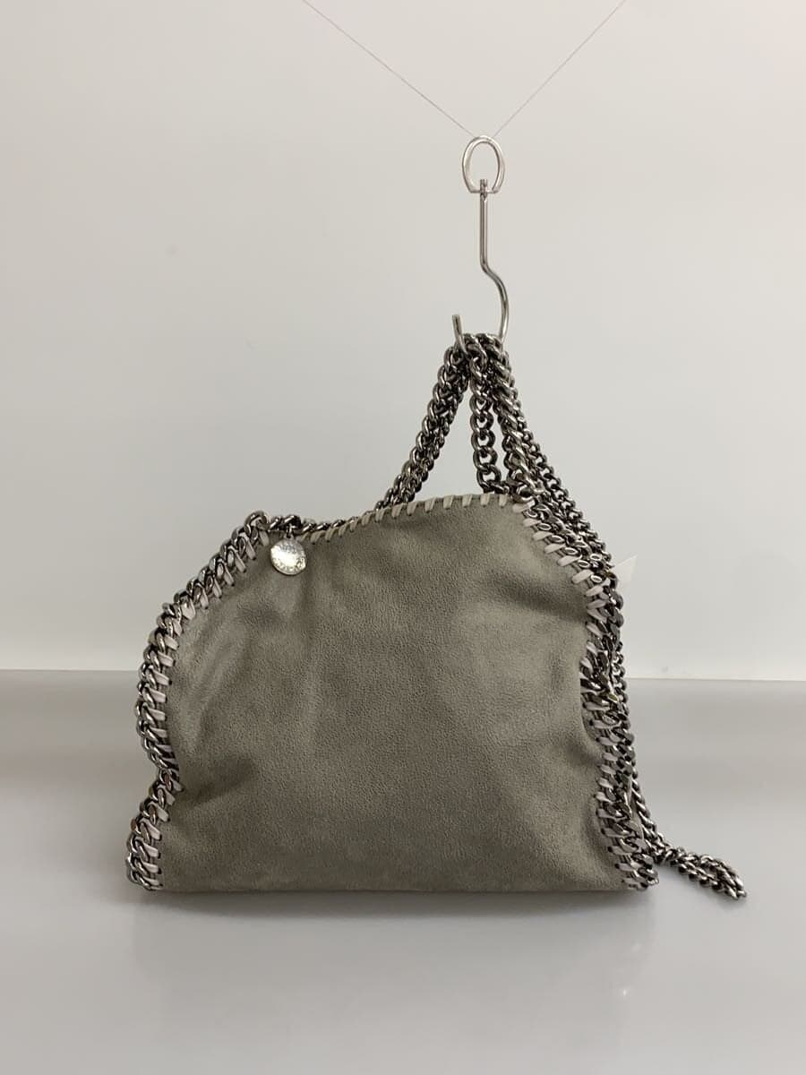 STELLA Mc CARTNEY Mini Falabella Handbag Suede GRY