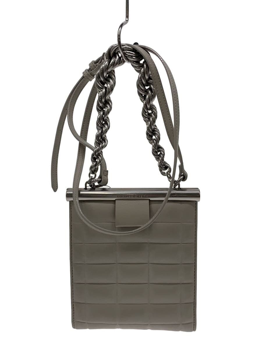 CHARLES&KEITH Shoulder Bag Leather GRY